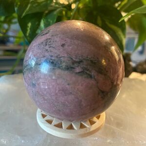 Rhodonite Sphere